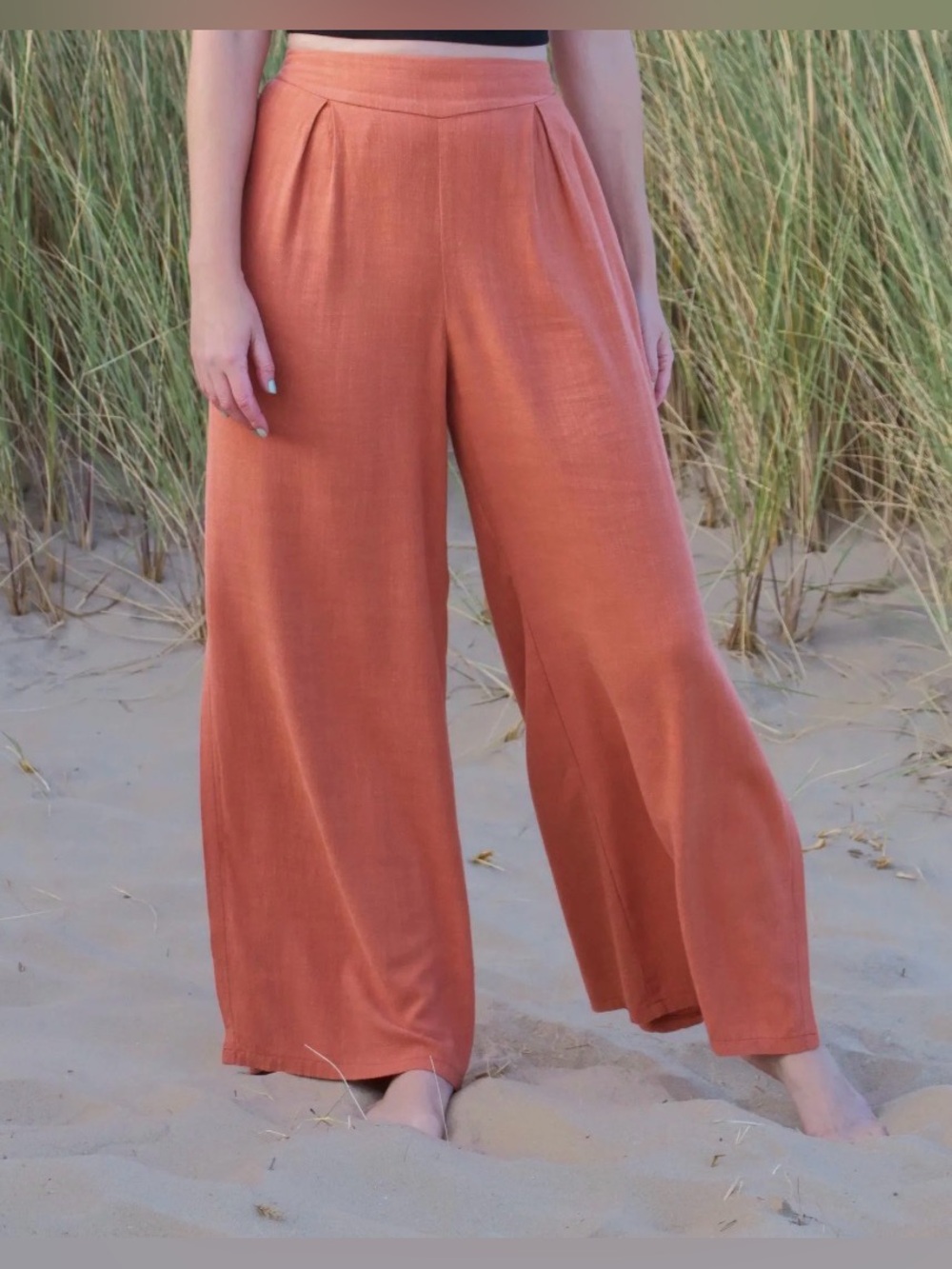 BUCKETLIST Burnt Orange Lightweight Pants